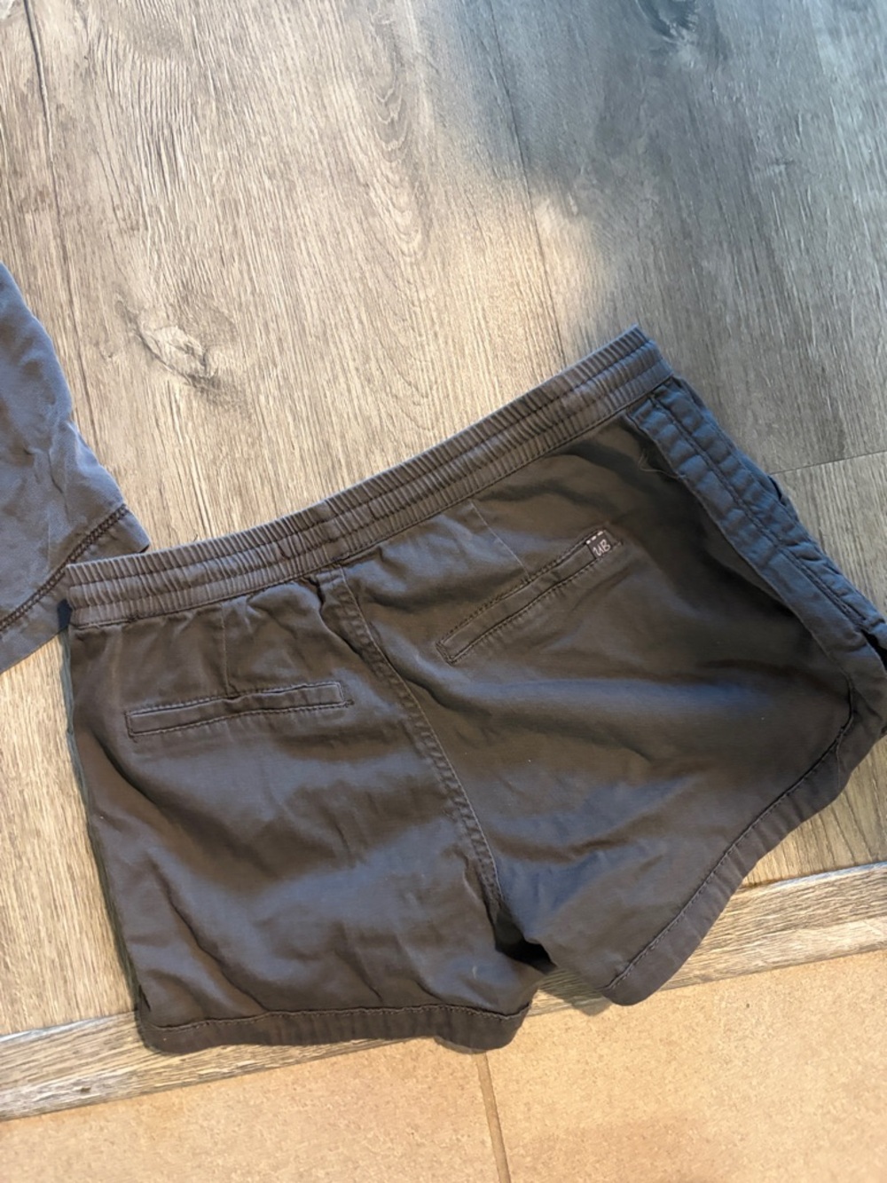 GAP & Union Bay Women's Athletic Drawstring Shorts - Charcoal BOTH M - Picture 6 of 6